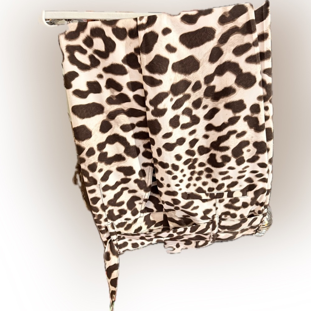 New York & Company Women's Leopard Print Blazer & Slacks - Picture 3 of 4